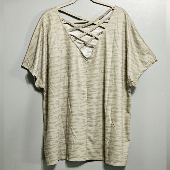 Hayden Los Angeles, Shades of Sage Top. NWT/Size-2X - Picture 6 of 7